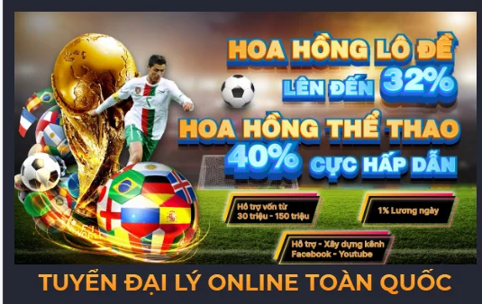 Cơ hội nhận hoa hồng lên tới 40% khi hợp tác đại lý VANDO88