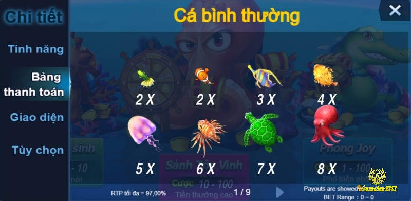 Tỷ lệ thưởng cao và thanh toán nhanh chóng