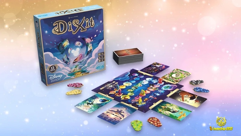 Board Game Dixit là trò sử dụng những thẻ bài để người chơi sử dụng trí tưởng tượng kể chuyện và đoán ý