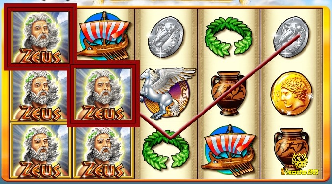 Biểu tượng Zeus là biểu tượng trả thưởng cao nhất trong game