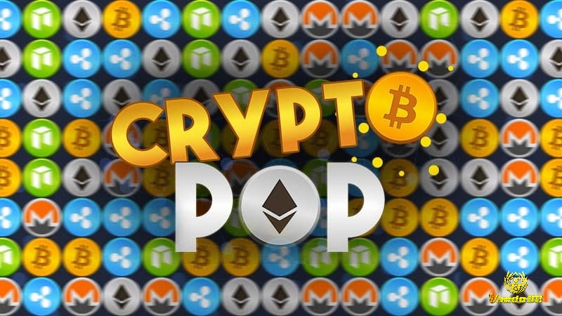 Cryptopop là game blockchain kiểu Candy Crush, ghép biểu tượng tiền ảo để kiếm Popcoin