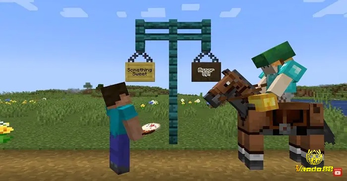 Theo hướng dẫn chơi Minecraft, người chơi thu thập gỗ và chế tạo công cụ cơ bản trong Minecraft