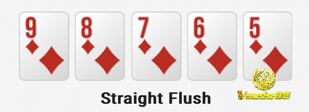 Straight: Sảnh trong poker và ví dụ