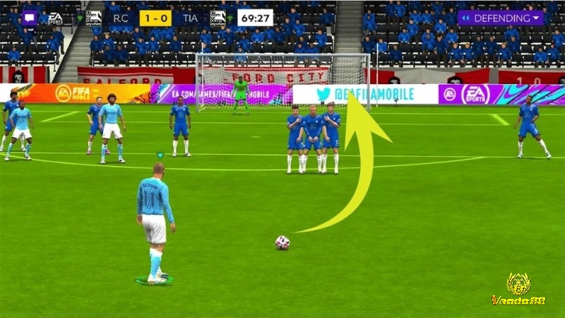 Cách điều khiển trong game fifa mobile
